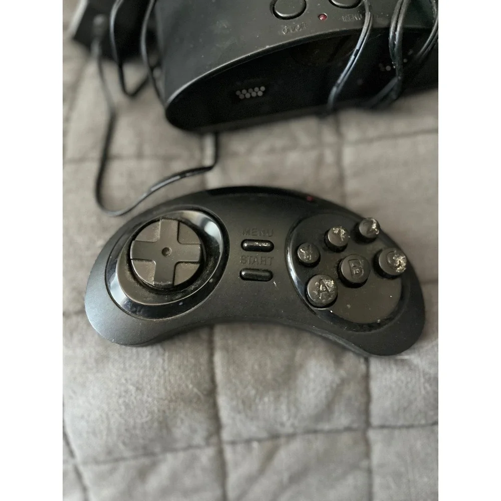 AtGames Sega Genesis Classic Game Console 2 Wireless Controllers AV Cables Parts